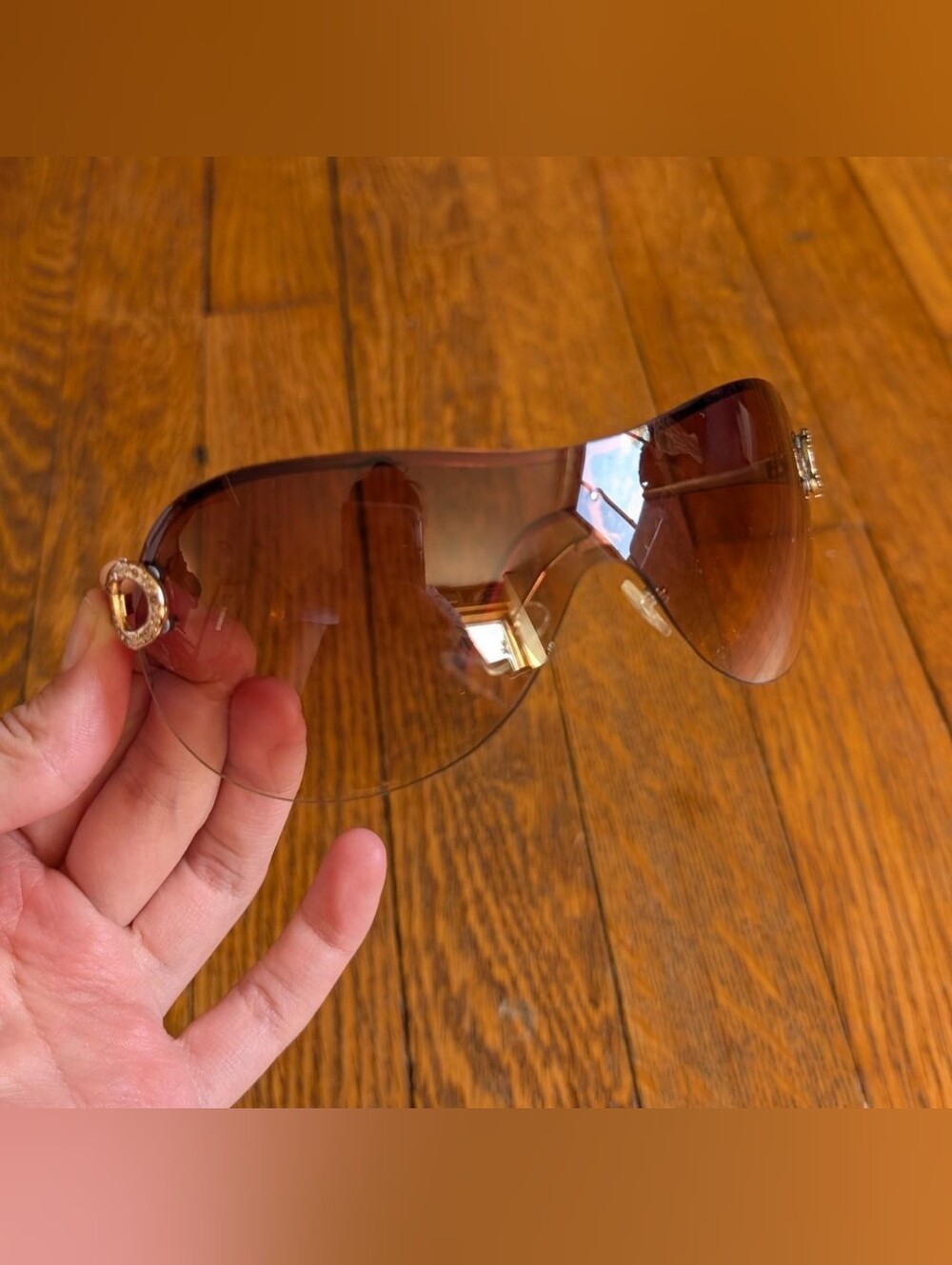 Vintage Y2k Shield Sunglasses Jones New York